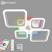 OVAL RGBmusic 85W 5S-APP-725x460x80-WHITE/WHITE-220-IP20