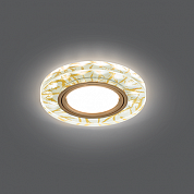 BL073 Gu5.3 LED 2700K золотой узор/золото